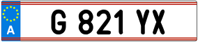 Truck License Plate
